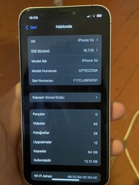 IPhone Xs, 64 GB, Gümüşü — Bərdə
