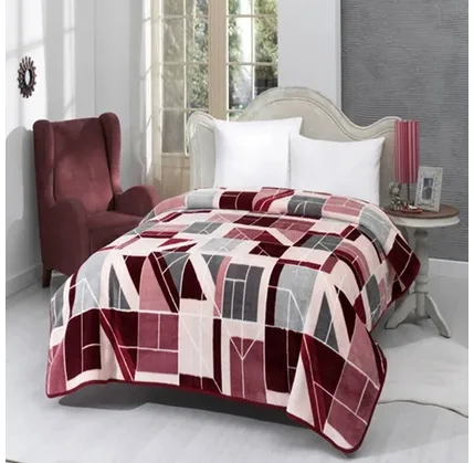 Yataq örtüyü Mink Lacasa 1098 220x240 sm, Pembe (8699101315919) — Bakı