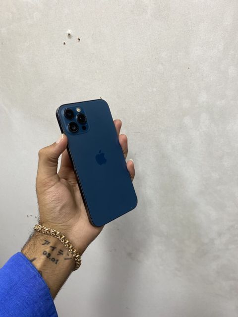 IPhone 12 Pro Max, 256 GB, Göy, Face ID — Bakı