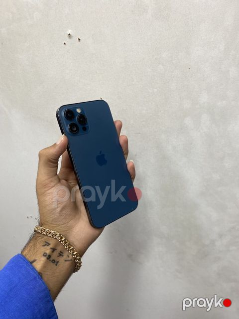 IPhone 12 Pro Max, 256 GB, Göy, Face ID