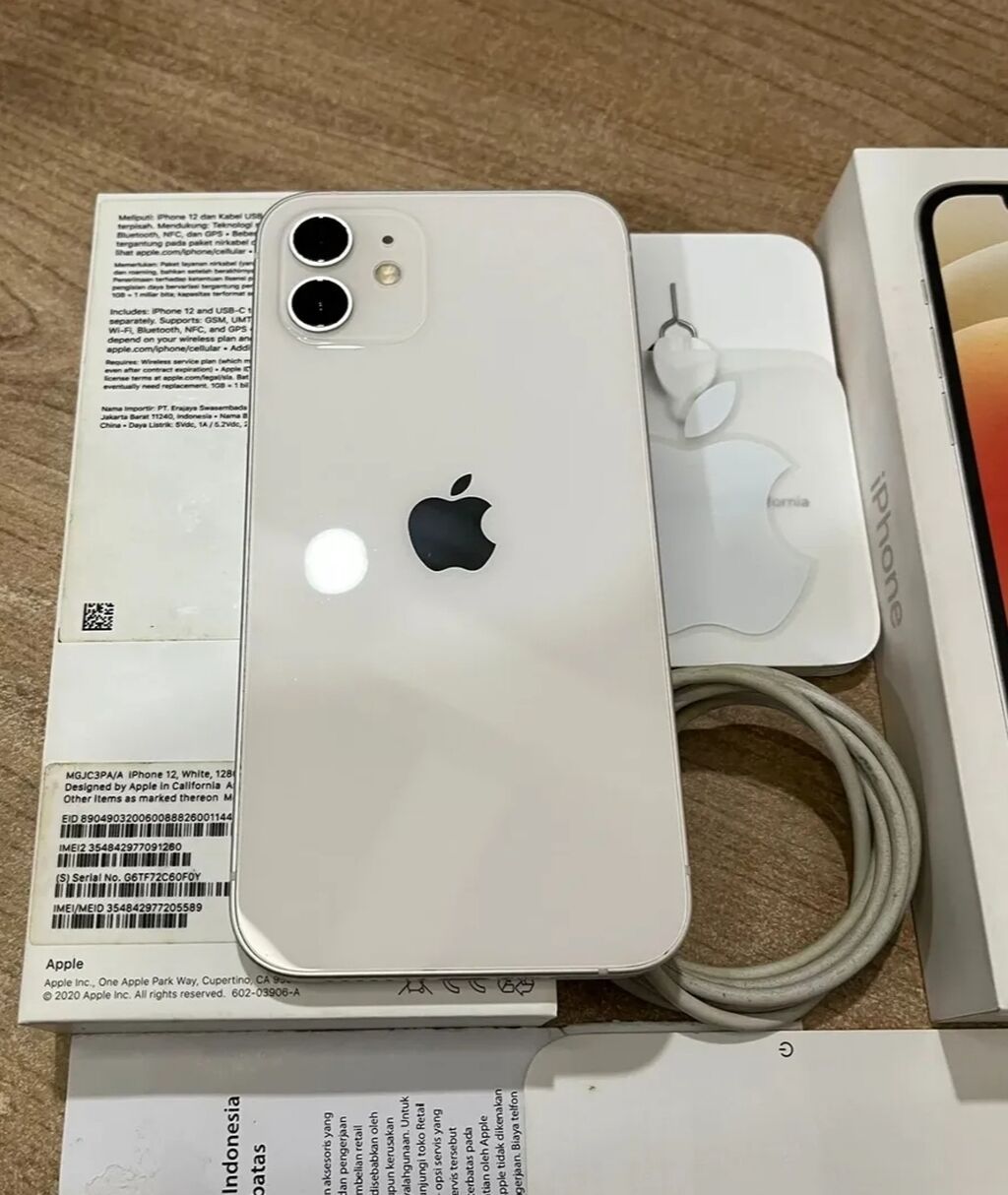 IPhone 12, 128 GB, Ağ, Zəmanət, Kredit, Simsiz şarj — Apple iPhone, Bakı (2)