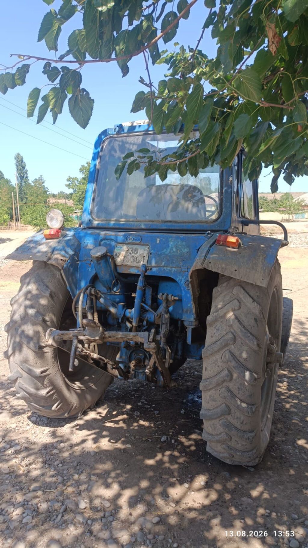 Traktor Belarus (MTZ) 80, 1990 il, 80 at gücü, motor 9 l, İşlənmiş — Traktorlar, Qusar (3)