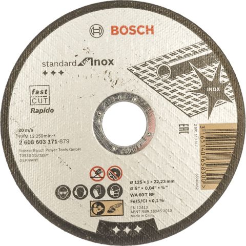 Kəsmə disk Bosch Standart Inox 2608603171 — Bakı