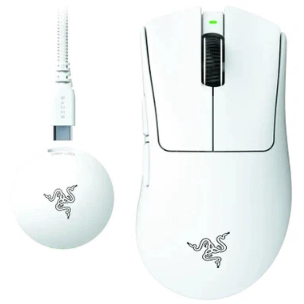 Mouse Razer DeathAdder V4 Pro RZ01-05330200-R3G1 White — Klaviaturalar və siçanlar, Bakı (3)