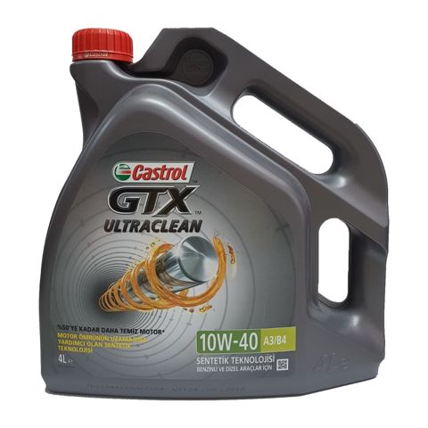 Mühərrik yağı Castrol GTX Ultraclean 10W-40 A3/B4 4L — Bakı