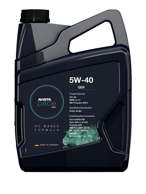 Mühərrik yağı Avista Pace Evo GER 5W-40 4L — Bakı
