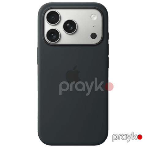 Apple iPhone 17 Pro Silicone Case with MagSafe MGFK4ZM/A Black — Bakı