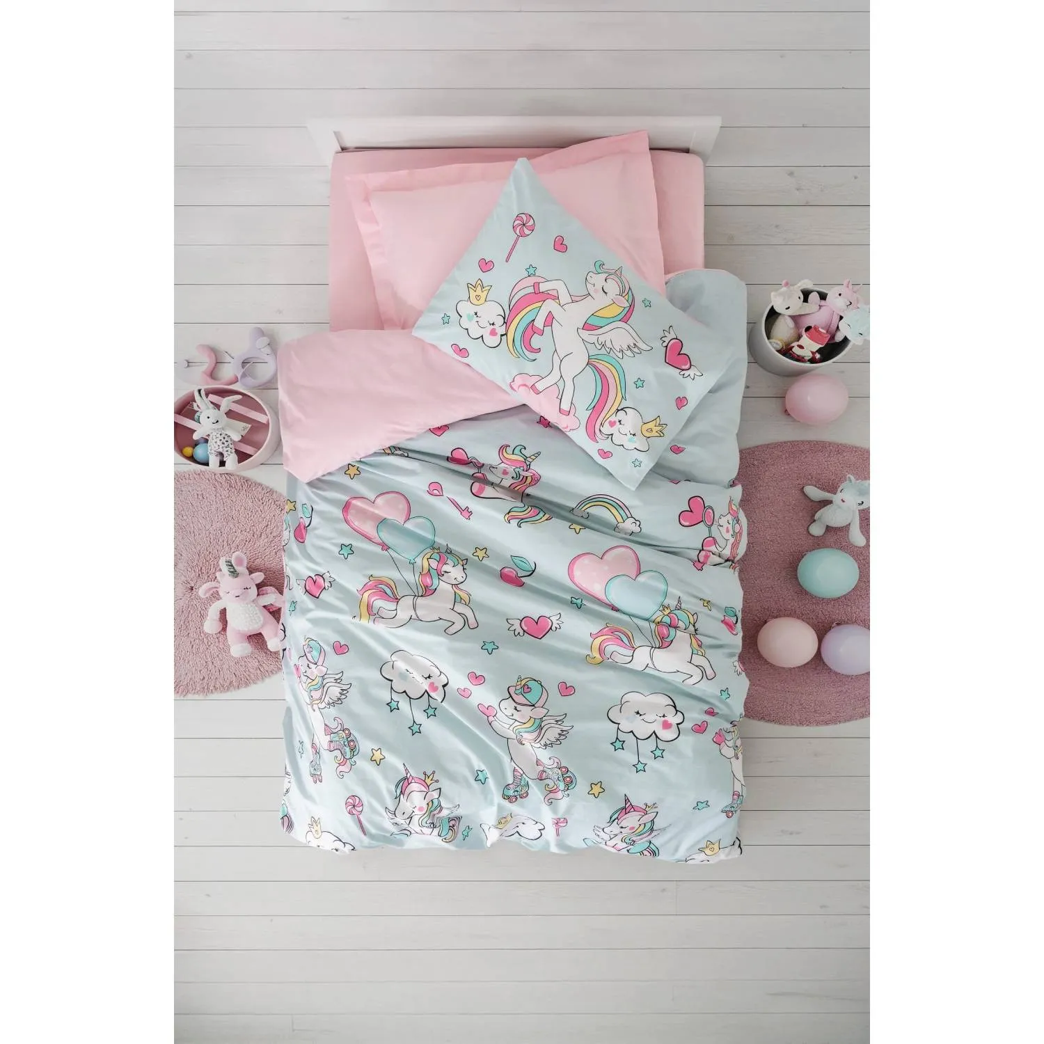 Uşaq yataq dəsti Cotton Box Twinka Pink Tək nəfərlik (8680108084403) — Постельное белье