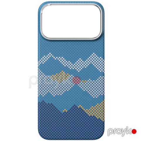 Qoruyucu örtük Comma iPhone 17 Pro Woven Series Magnetic 6942297136878 Mountain View — Bakı