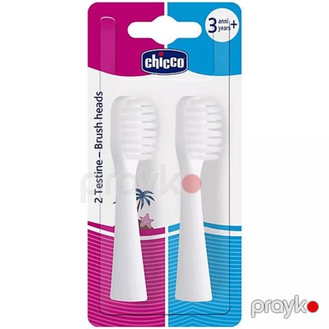 Elektrikli diş fırçası üçün başlıqlar Chicco 3+ 00008546100000 (2 əd) — Bakı