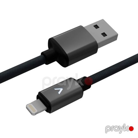 Naqil Euroacs EU-Z203 USB Type-A to Lightning Light 1 m ACHRKA842665 Black — Bakı