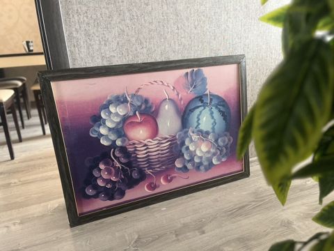 Rəsm tablo – “Meyvə səbəti” mövzulu, çərçivəli — Bakı