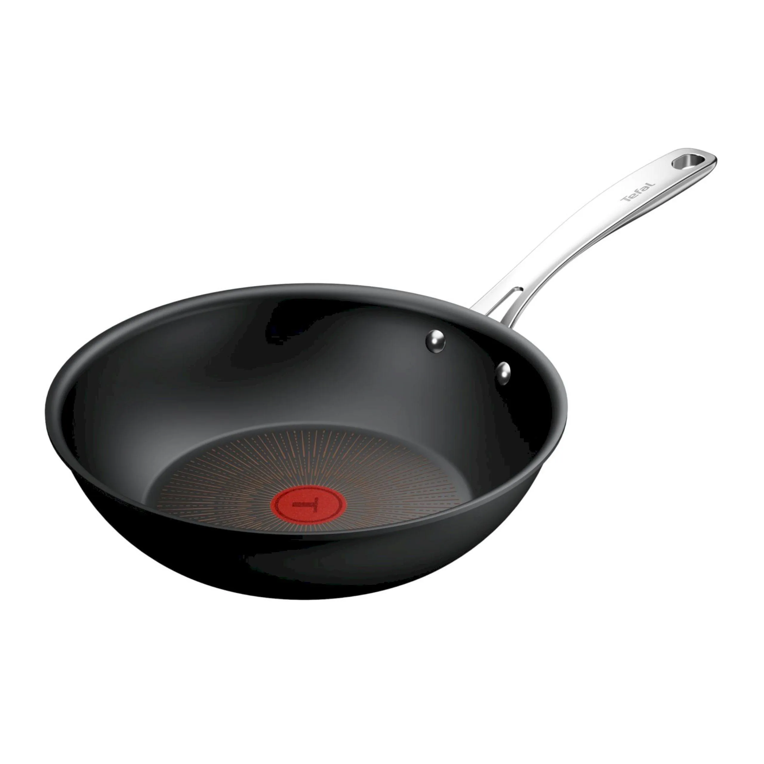 Tava Tefal WOK Excellence+ Fusion Core Titanium Extra Life X9, 28 sm, 3.6 L (2100137730) — Mallar