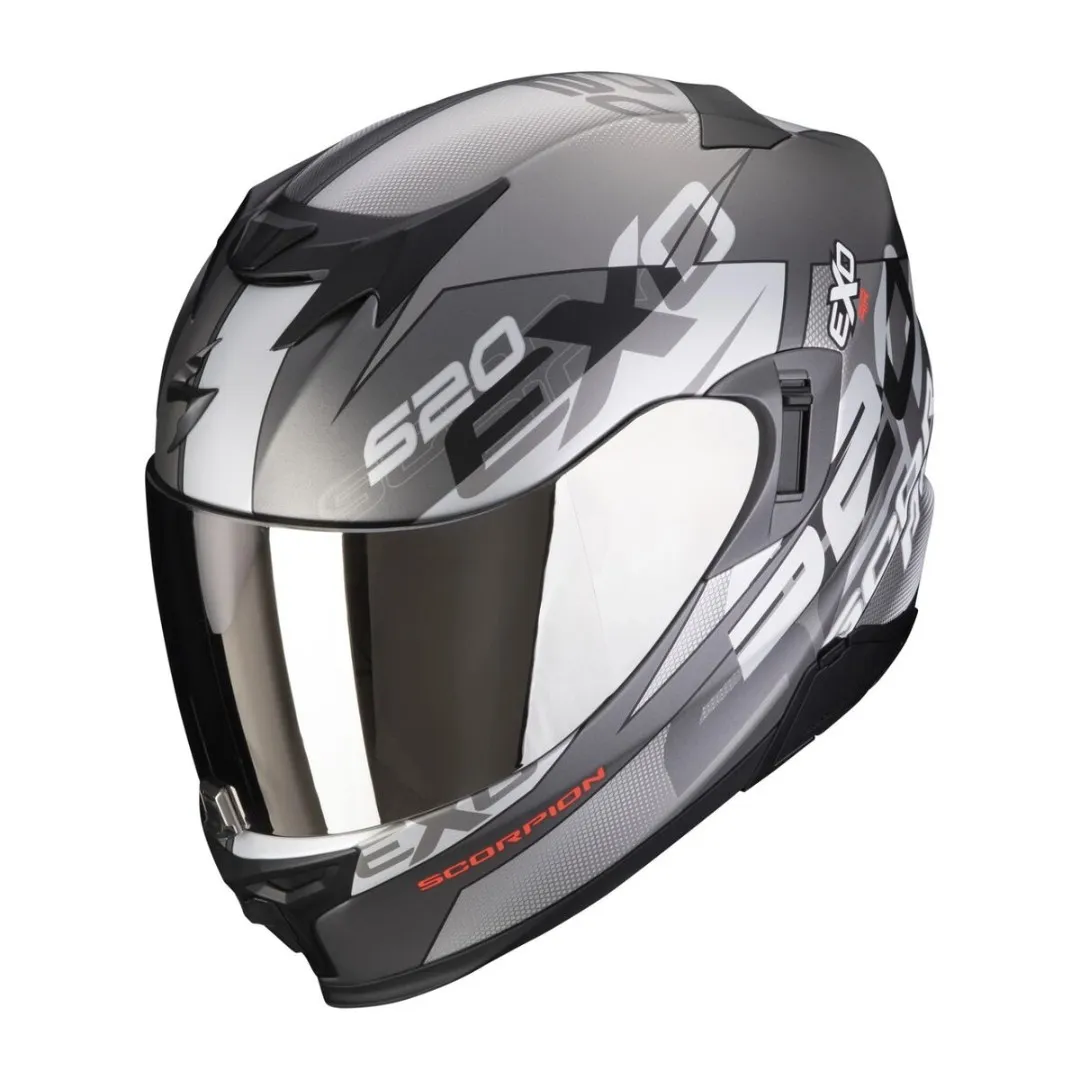 Dəbilqə EXO-520 evo aır cover matt sılver-red XXL — Bakı