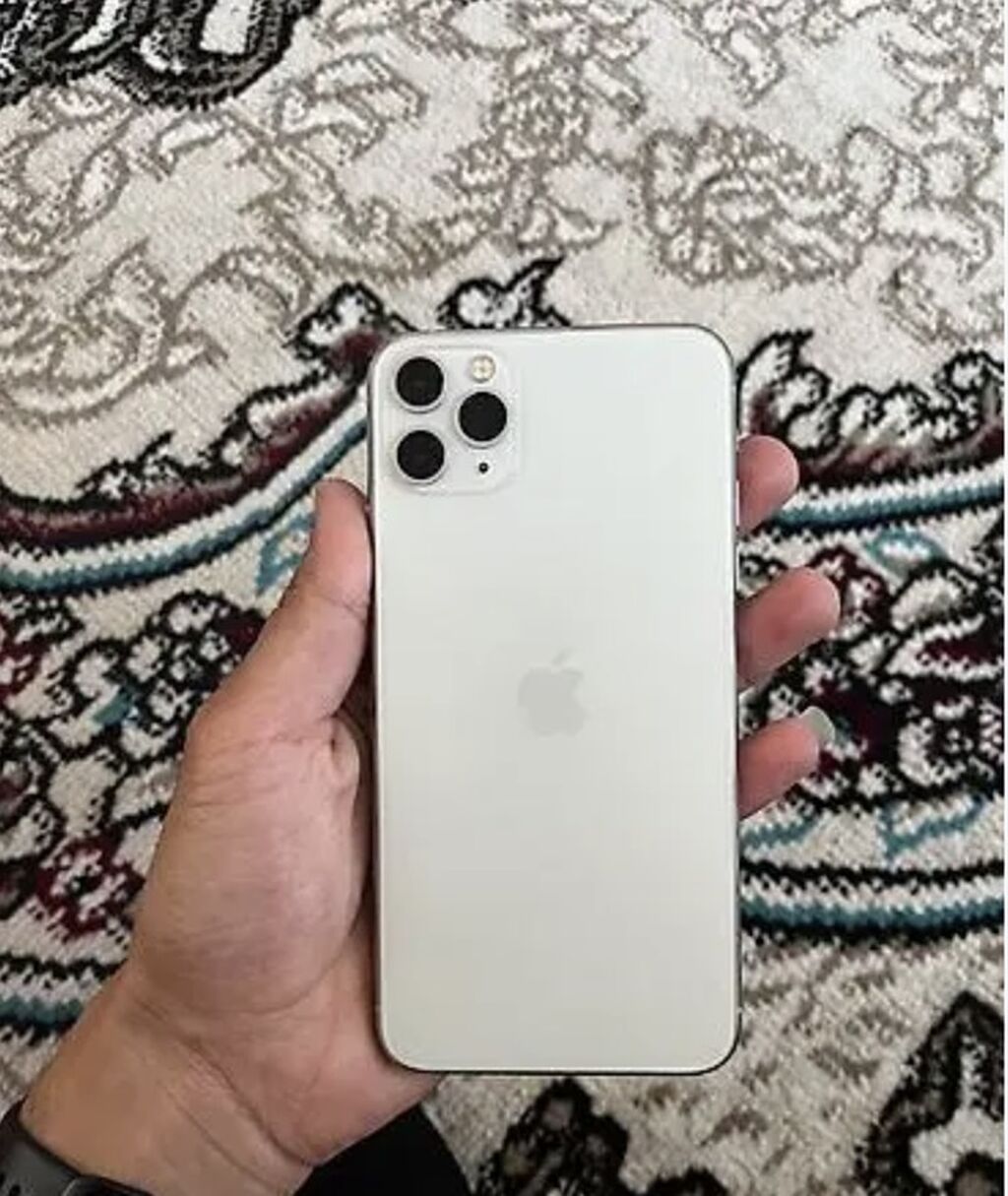 IPhone 11 Pro Max, 128 GB, Ağ, Face ID — Apple iPhone, Yevlax