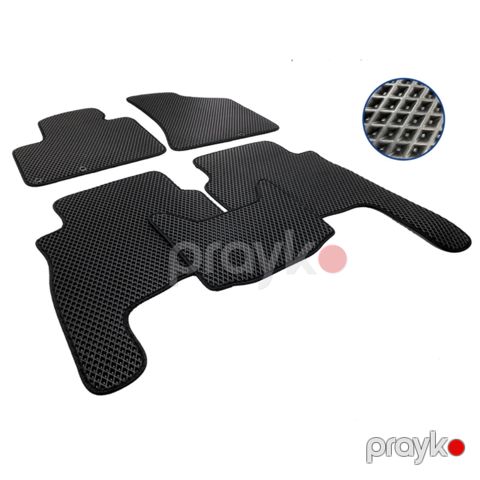 Avtomobil üçün ayaqaltı Eva Hyundai Santa FE 2008 / Qara