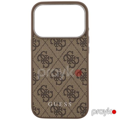 Qoruyucu örtük Guess iPhone 17 Pro Max GUHMP17XP4GSSMCW Brown — Bakı