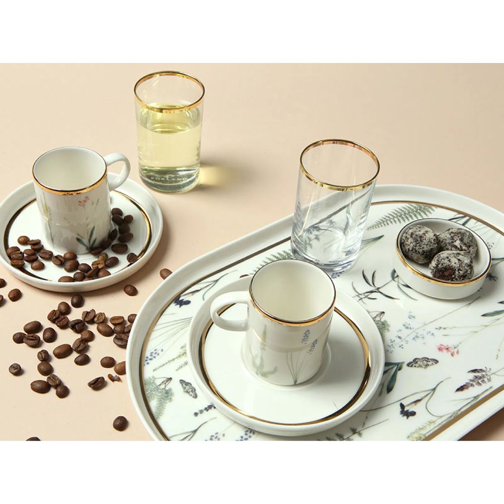 Qəhvə üçün fincan dəsti Porland Botanical 8 parça 04ALM006725 — Ev texnikası, Bakı