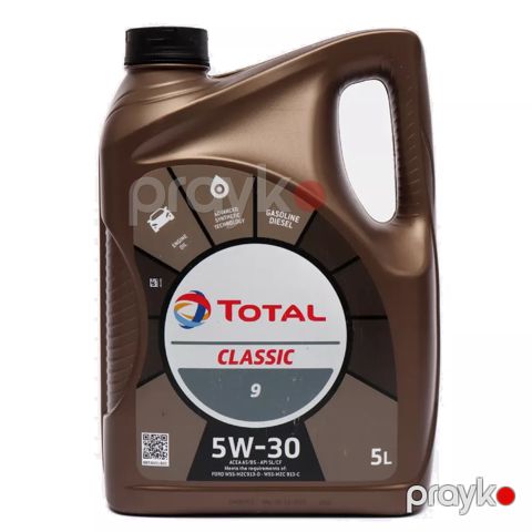 Mühərrik yağı Total Classic 9 5W-30 5L — Bakı