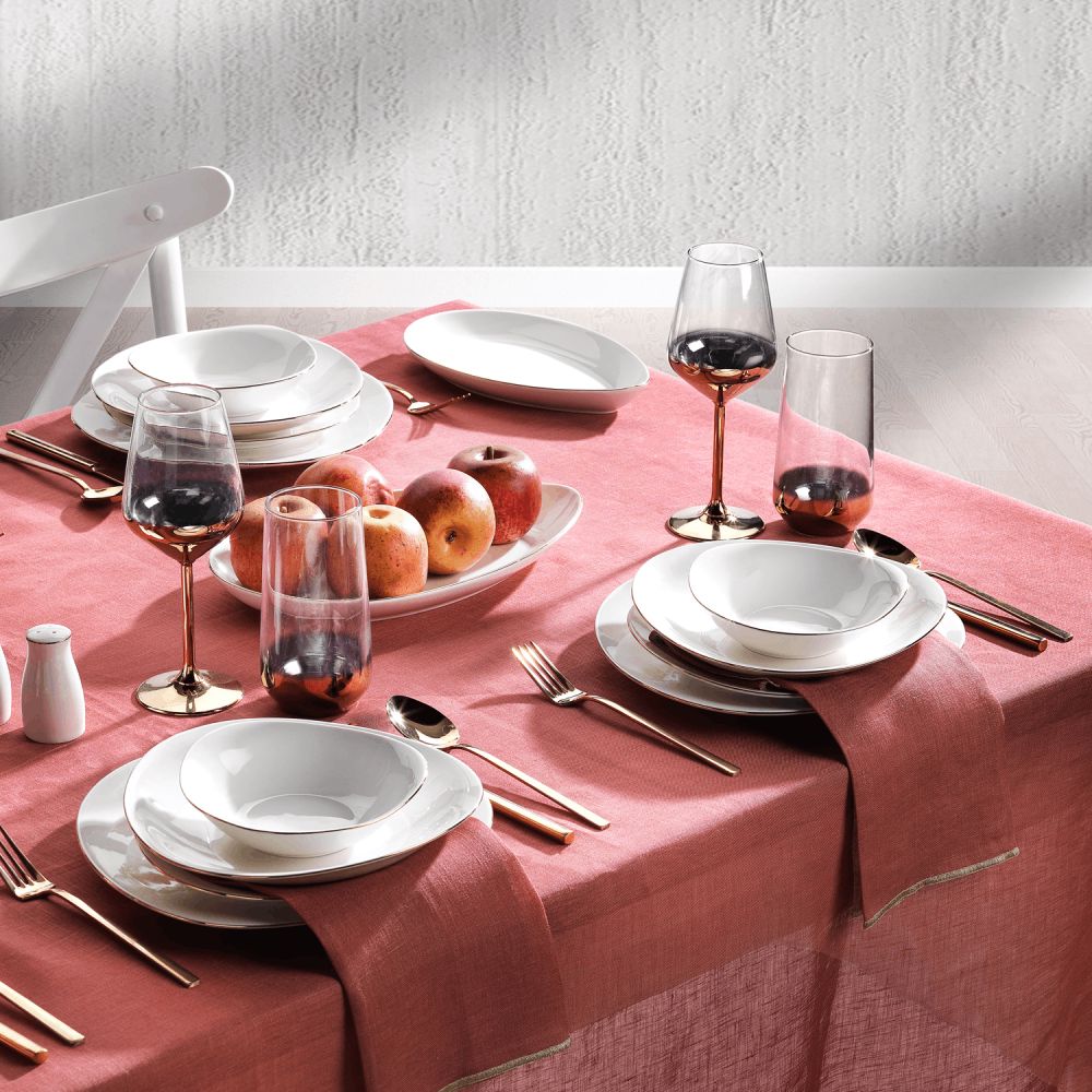 Serviz dəsti Schafer Dina 56 parça Qızılı 8699131950302 — Ev texnikası, Bakı (2)