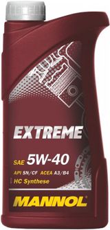 Mühərrik yağı Mannol Extreme SAE 5W-40 1L Special — Mühərrik yağları