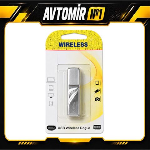 USB Type-C Simsiz Bluetooth Adapter USB Type-C girişli simsiz — Bakı
