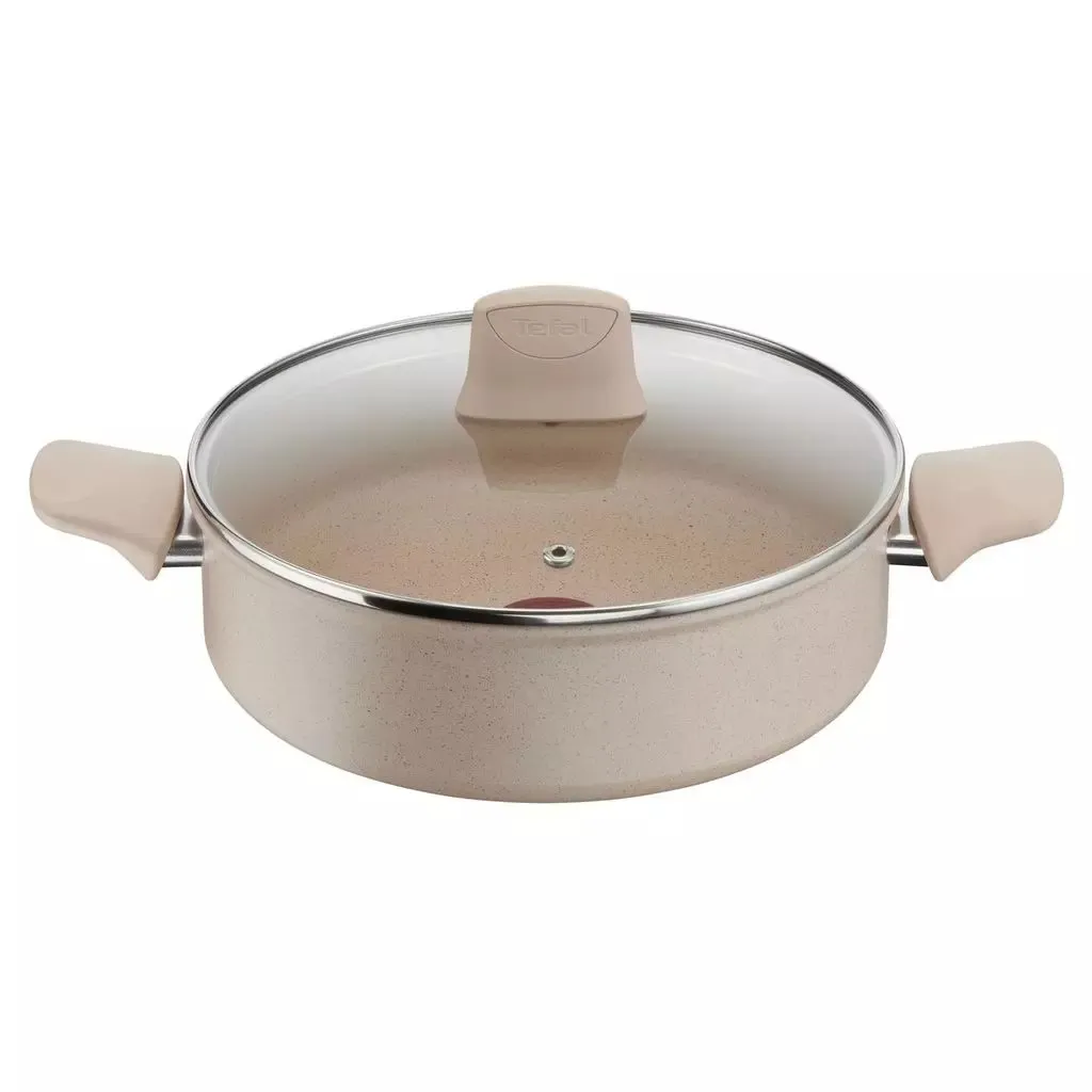 Qazan Tefal Delight Beige IND Dərin 24 cm (2100125870) — Bakı