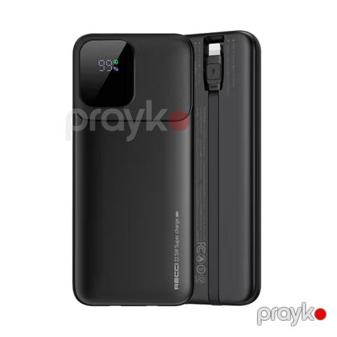 Recci Powerbank RPB-P68 20000mah (22.5w)x2 (Black) — Bakı