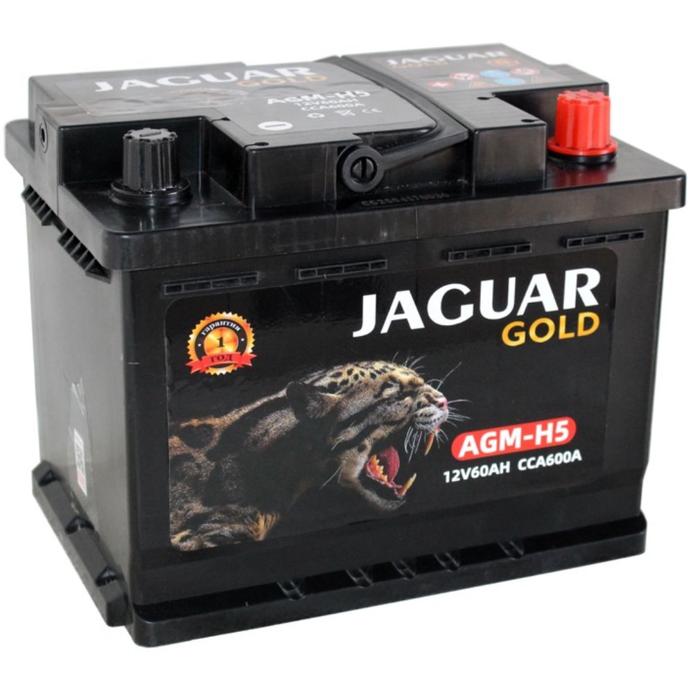 Avtomobil üçün akkumulyator Jaguar Gold 60AH AGM — Akkumulyatorlar, Bakı