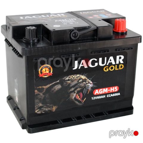 Avtomobil üçün akkumulyator Jaguar Gold 60AH AGM — Bakı