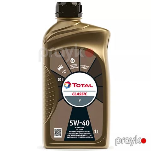 Mühərrik yağı Total Classic 9 5W-40 1L — Bakı