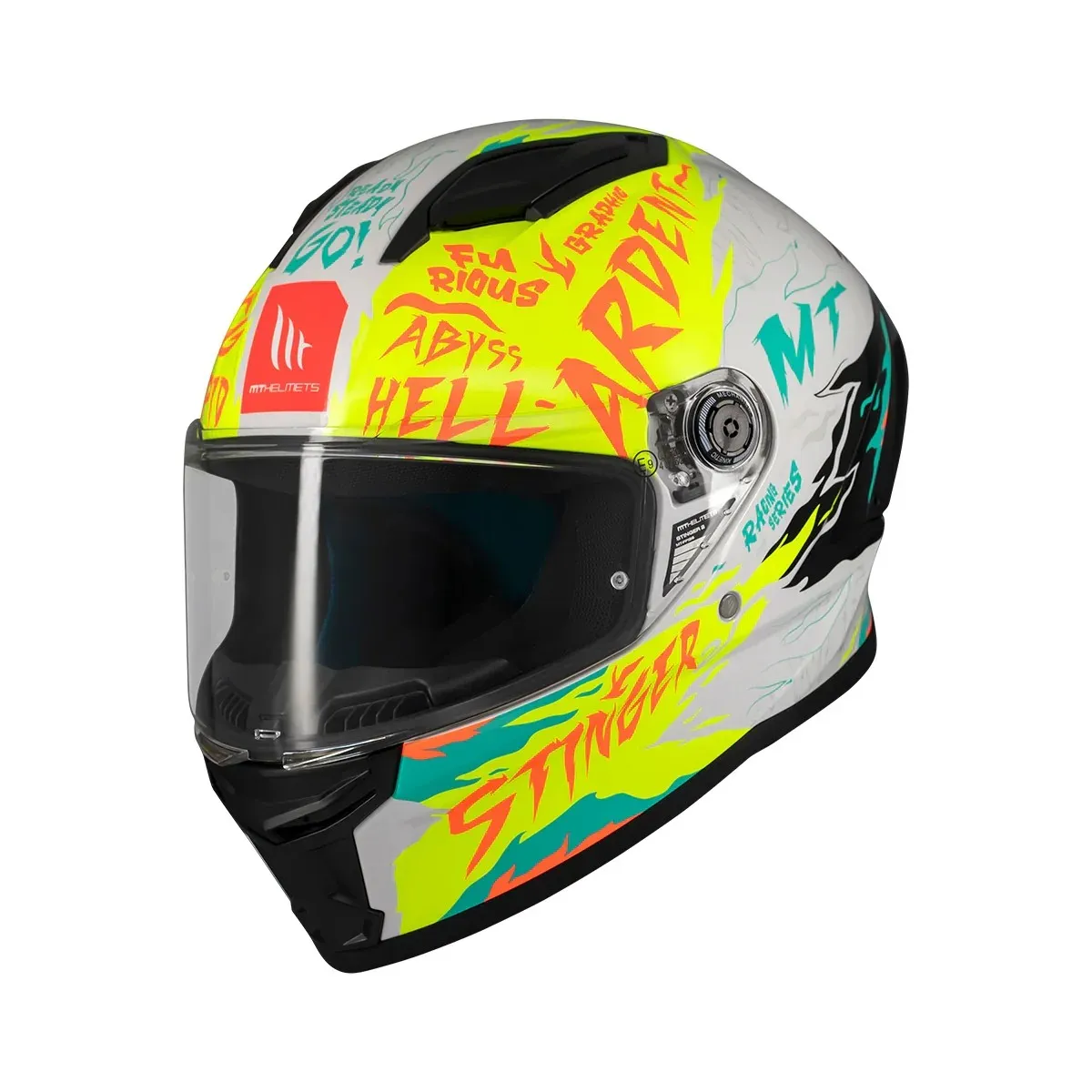 Dəbilqə Helmets MT Stinger 2 Ardent A3 Gloss, XL (1334B700317) — Мотоэкипировка