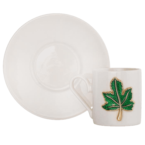 Qəhvə üçün fincan dəsti Schafer Zyra Leaf 8 parça 8699131884348 — Bakı