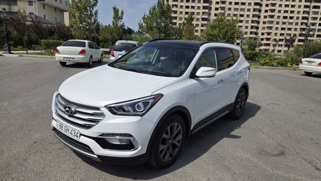 Hyundai Santa Fe, 2.0 L, 2017 il, 79 000 km — Avtomobillər, Bakı (7)