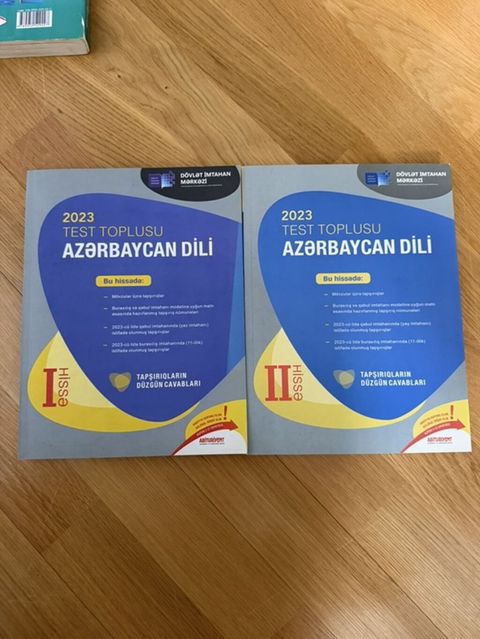 Azərbaycan dili Testlər 11-ci sinif, DİM, 2-ci hissə, 2023 il — Bakı