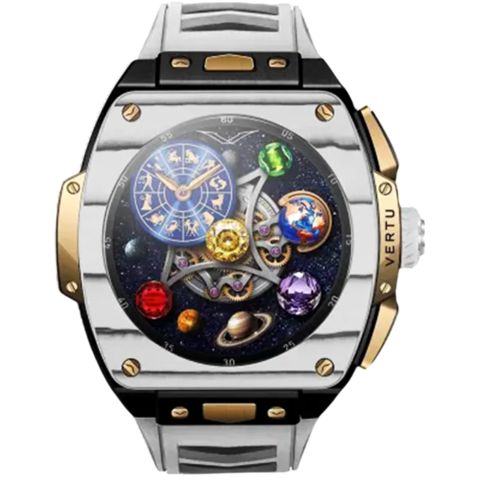 Smart saat Vertu Grand Watch S1 Bespoke WS1-GDJ-T-BW11-C-HW-015 Gold,Black,White — Bakı