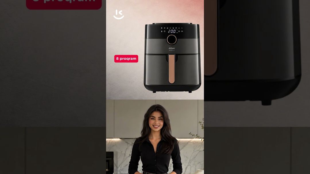 Air Fryer Arzum AR2074-G Airtasty 8693184915950 — Mətbəx texnikası, Bakı (4)