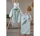 Uşaq hamam seti Cotton Box Mint 0-2 yaş — Mallar