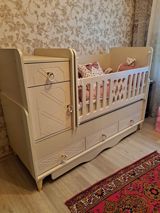 Uşaq çarpayısı Yeni Satlir 220₼ Ortopedik matraslı Ünvan Xalqlar — fatimə — Cradles