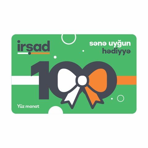 ŞadKart 100 AZN hədiyyə kartı — Bakı