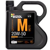 Motosiklet mühərrik yağı Bizol Moto 20W-50 4 lt — Ürünler
