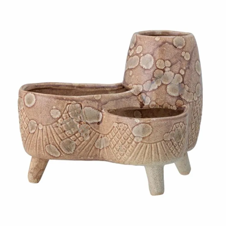 Dibçək Bloomingville Shaya Stoneware Nature 21,5x17x15 sm — Bakı