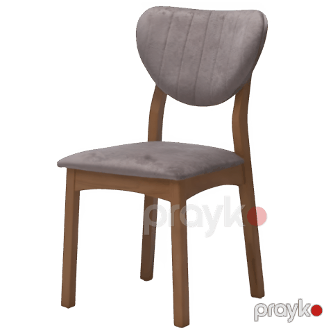 Stul Konform Aleyna (Ceviz ayaq) — Bakı