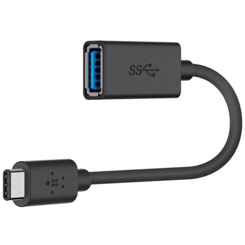 Ötürücü Belkin 3.0 USB Type-C to USB Type-A (F) 5GBPS / F2CU036BTBLK Blue — Bakı