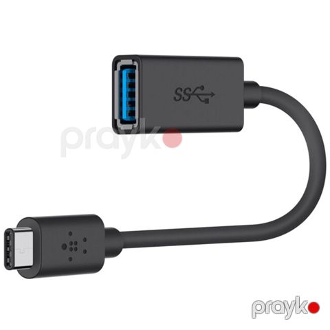 Ötürücü Belkin 3.0 USB Type-C to USB Type-A (F) 5GBPS / F2CU036BTBLK Blue — Bakı