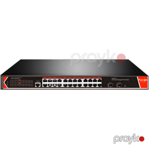 Kommutator Navijin Poe Switch GE6010-24P2S-L2 — Bakı