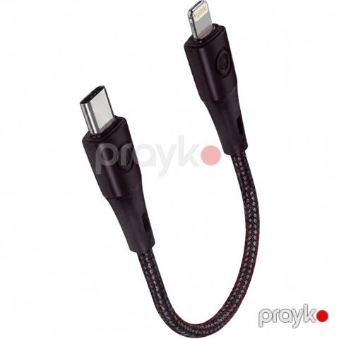 Naqil Euroacs EU-C93 USB Type-C to Lightning ACHRKA440424 Black — Bakı