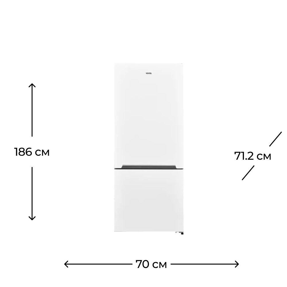 Soyuducu Vestel RM680BF3EI-WMF — Soyuducular, Bakı (3)