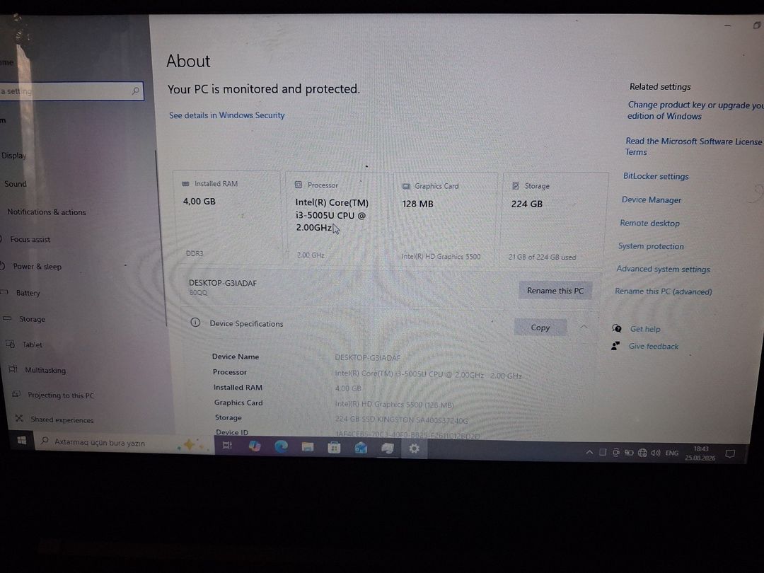 Lenovo İdeapad 100-15IBD — Elektronika, Sumqayıt (2)