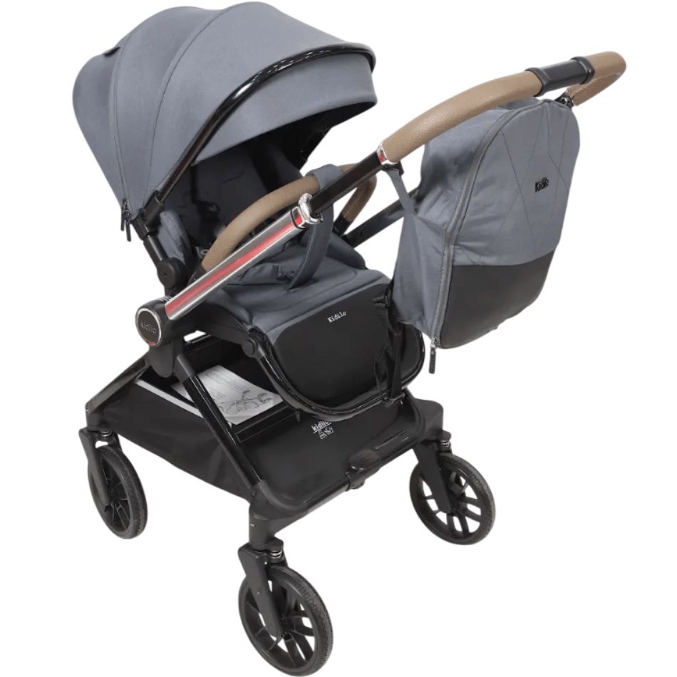 Uşaq arabası Kidilo D-900 Grey — Arabalalar və avtokresloları, Bakı (2)